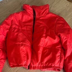 Wild Fable Cherry Red Puffer Jacket